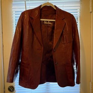 Women's Brown Leather Jacket